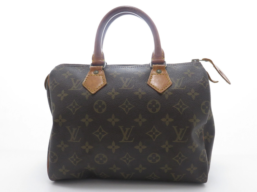 Louis Vuitton Speedy Monogram Leather Brown